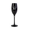 Picture of 18th black champagne flute