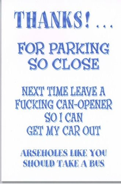 Picture of Thanks for parking pad