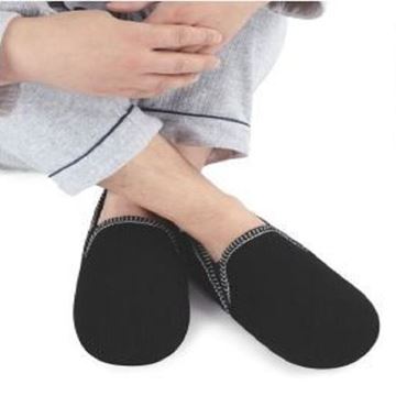 Picture of Medium mens black cord slumbie