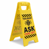 Picture of Desk sign too busy