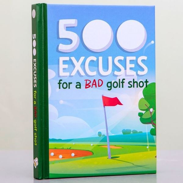 Picture of 500 excuses bad golf shot book