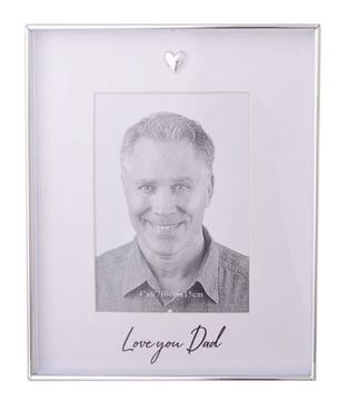 Picture of Love heart dad frame 4x6