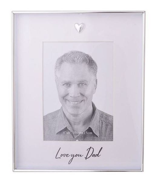 Picture of Love heart dad frame 4x6