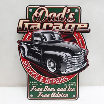 Picture of Dads garage sign