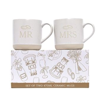 Picture of Mr & mrs mug set