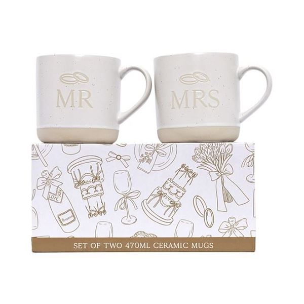 Picture of Mr & mrs mug set