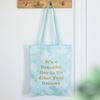 Picture of Worry cloud print tote bag