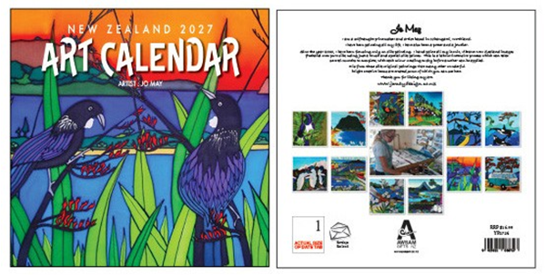 Picture of Calendar 2027 nz artwork
