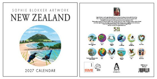 Picture of Calendar 2027 nz artwork