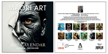 Picture of Calendar 2027 maori artwork