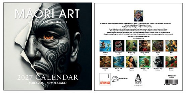 Picture of Calendar 2027 maori artwork