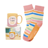 Picture of Teacher big heart mug/sock