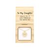 Picture of To my daughter locket necklace