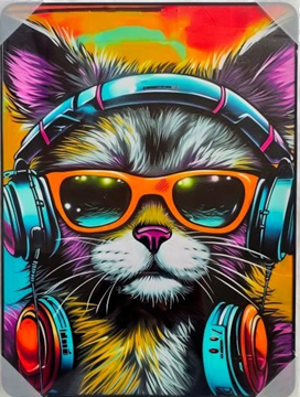 Picture of Pop art cool cat 30x40