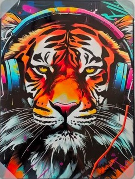 Picture of Pop art tiger 30x40