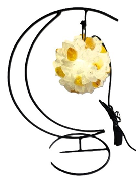 Picture of Moon lamp yellow fluorite