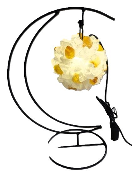 Picture of Moon lamp yellow fluorite