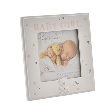 Picture of Baby girl frame 4x4