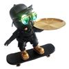 Picture of Bulldog on skateboard