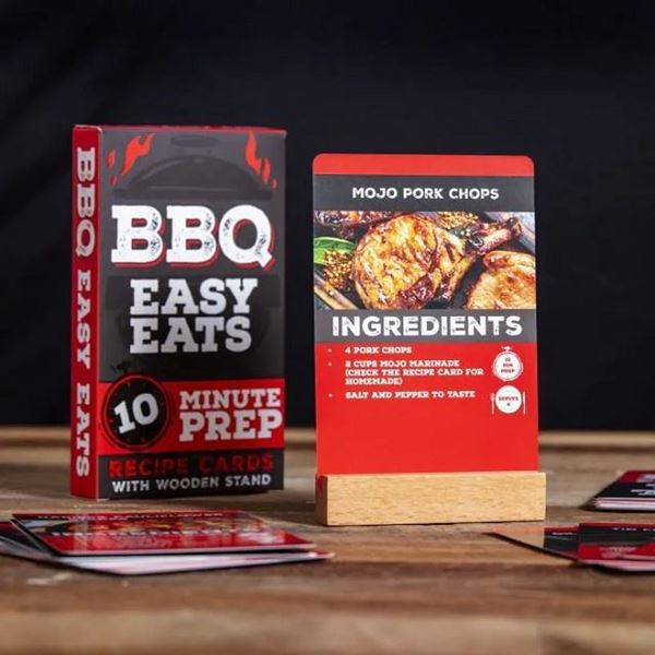 Picture of BBQ eats recipe cards