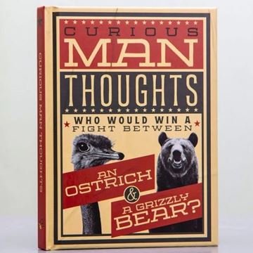 Picture of Curious man thoughts book
