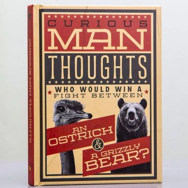 Picture of Curious man thoughts book
