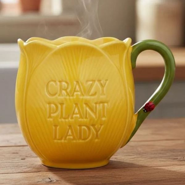 Picture of Crazy plant lady tulip mug