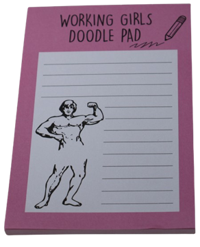 Picture of Cheeky memo doodle pad