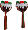 Picture of Nipple tassles xmas pudding