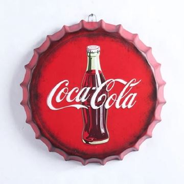 Picture of Coca cola bottle top sign