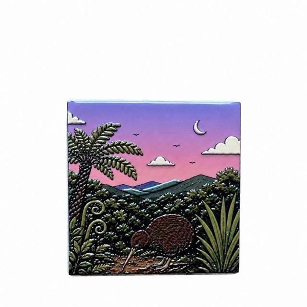 Picture of Kiwi ceramic coaster