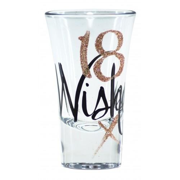 Picture of 18 wishes r/gold shotglass