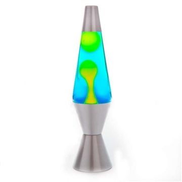 Picture of Silv/yellow/blue lava lamp